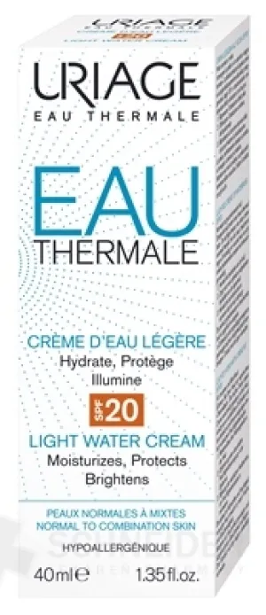 URIAGE EAU THERMISCHE LICHTCREME SPF20