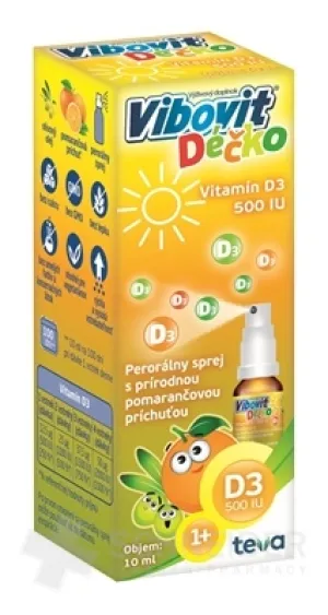 Vibovit Déčko Vitamin D3 500 IE
