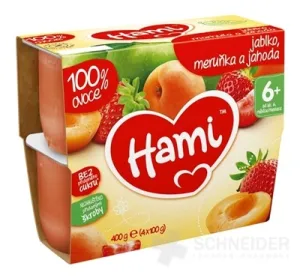 Hami-Fruchtbeilage 100 % Frucht Apfel, Aprikose