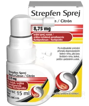 Strepfen Spray Honig und Zitrone 8,75 mg