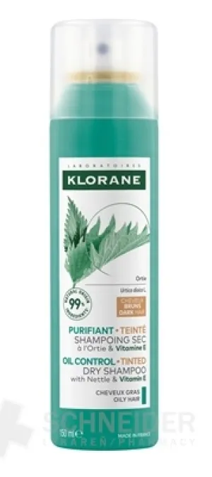 KLORANE TROCKENSHAMPOO mit Brennnessel und Vitamin E