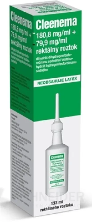 Cleenema 180,8 mg/ml + 79,9 mg/ml