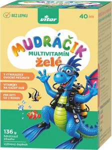 Vitar MUDRÁČIK Multivitamin-Gelee, 40 Stk