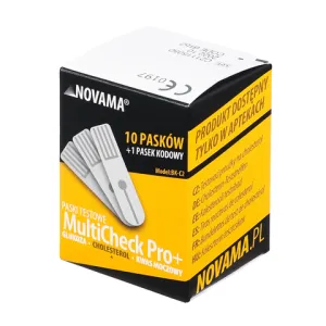 NOVAMA MultiCheck Pro+ Cholesterinstreifen