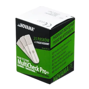 NOVAMA MultiCheck Pro+ Streifen Harnsäure