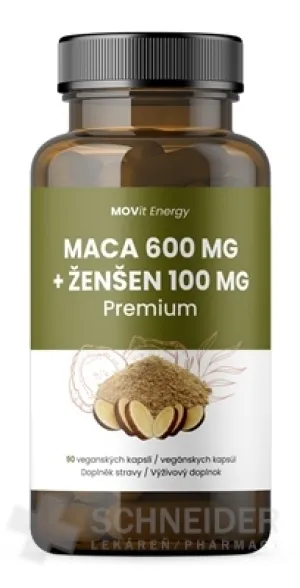 MOVit MACA 600 mg + GINSENG 100 mg Premium