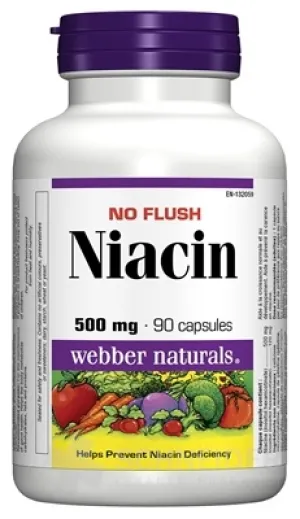 Webber Naturals Niacin 500 mg (nicht allergen)