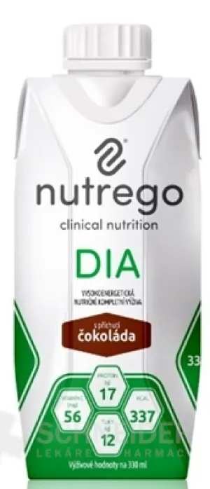 Nutrego DIA mit Schokoladengeschmack