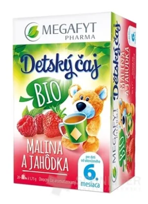 MEGAFYT Kindertee BIO HIMBEERE UND ERDBEERE