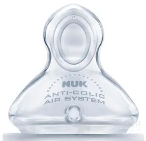 NUK Schnuller für FC+ Flasche, V2 Silikon, Anti-Kolik