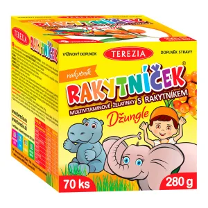 BUCKET BUCKET Multivitamin-Gelatine mit Sanddorn JUNGLE 70 Stk.