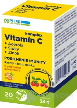 PLUS PHARMACY Komplex Vitamin C+Acerola+Pfeile+Zink