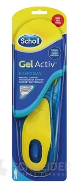 Scholl Gel-Einlegesohlen für Schuhe Everyday – Herren
