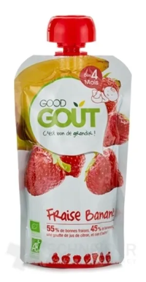 Gute Gicht BIO Erdbeere mit Banane