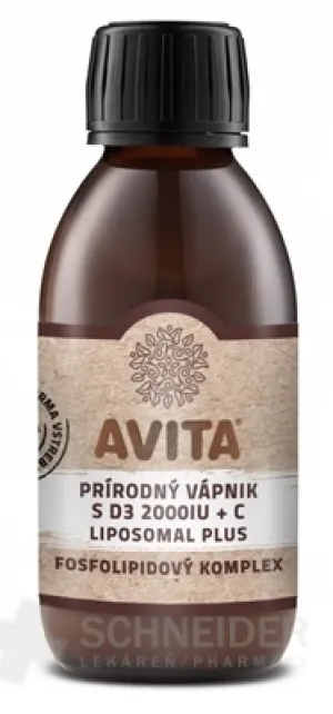 AVITA NATÜRLICHES CALCIUM MIT D3 2000IU+C LIPOSOMAL PLUS
