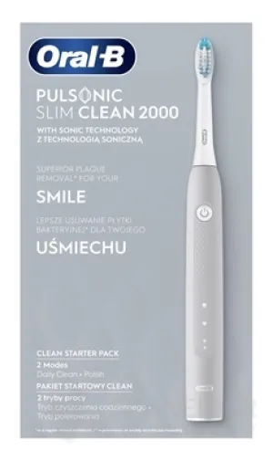 Oral-B PULSONIC SLIM CLEAN 2000 Silber