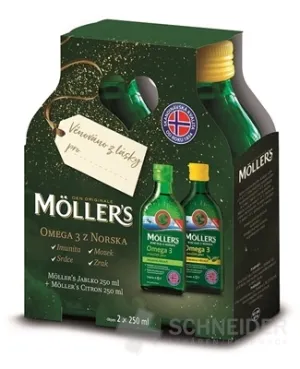 MOLLER'S Omega-3-FISCHÖL (Zitrone + Apfel)