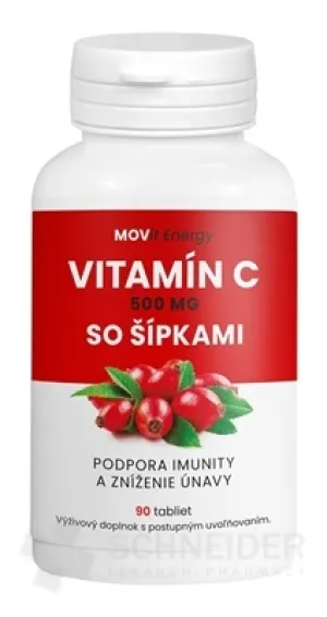 MOVit Vitamin C 500 mg mit Pfeilen