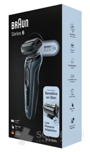BRAUN Serie 6 61-N1000s Schwarz