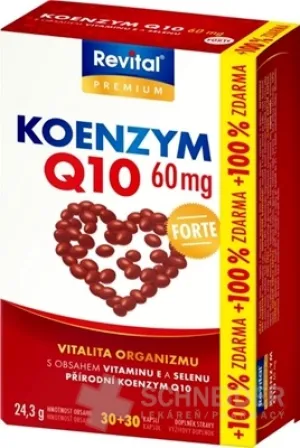 Revital COENZYME Q10 60 mg+VITAMIN E+SELENIUM FORTE