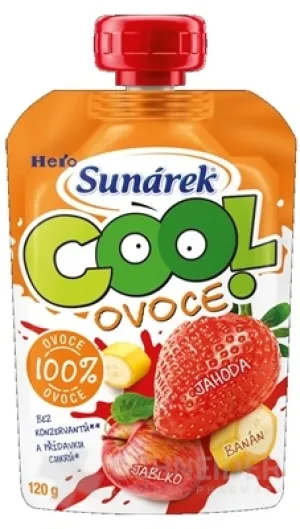 Sunárek COOL Fruit Erdbeere, Banane, Apfel