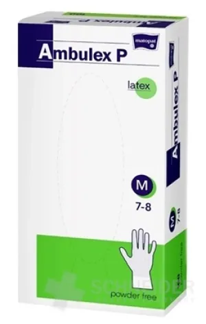 Ambulex P LATEX-Handschuhe, mit Polymer beschichtet