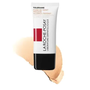 La Roche-Posay Toleriane Teint mattierendes Schaum-Make-up, Farbton 02 Hellbeige 30 ml