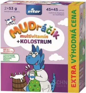 VITAR MUDráčik Multivitamin + Kolostrum