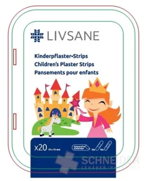 LIVSANE Aufnäher für Kinder, Streifen, Prinzessin