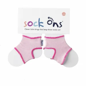 Sock Ons Überzüge für Kindersocken, Babyrosa – Größe 6–12 Monate