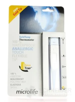 MICROLIFE DIGITAL THERMOMETER MT 1931 GOLD