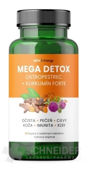 MOVit Mega Detox Mariendistel + Curcumin FORTE