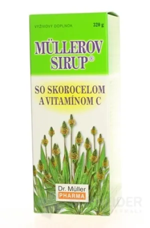 Müller-Sirup mit Scorocel und Vit. C