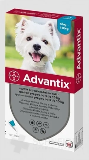 Advantix Spot-on präpsychologisch ab 4 bis 10 kg
