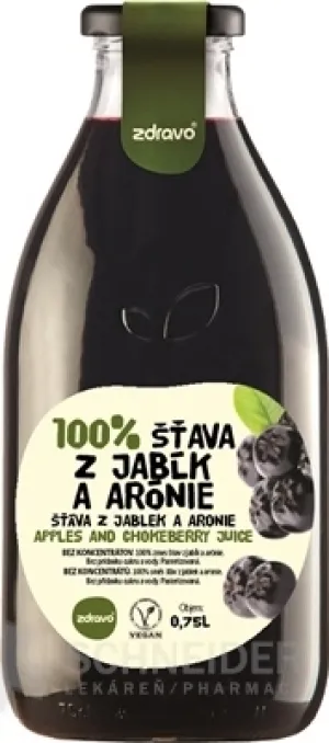 gesunder 100 % APFEL- UND ARONIASAFT