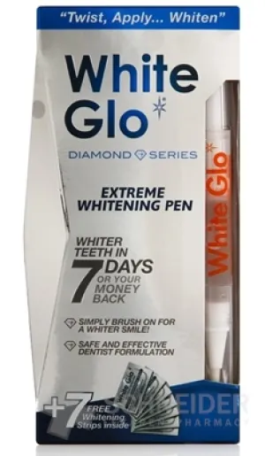 WHITE GLO DIAMONDS Aufhellungsstift + Streifen