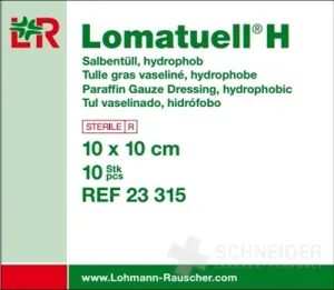 LOMATUELL H TÜLL PARAFFIN 10x10cm
