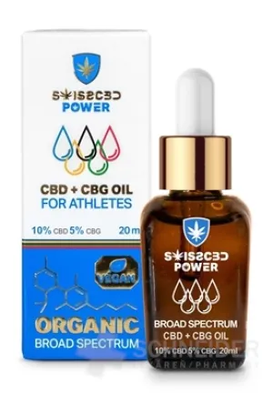 SwissCBDpower CBD 10 % + CBG 5 % ÖL für Sportler