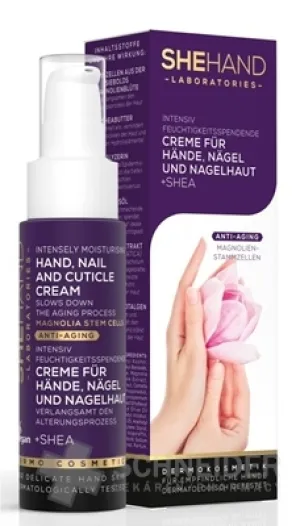 SheHand Feuchtigkeitscreme für Hände und Nägel