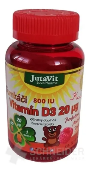 JutaVit Gummies Vitamin D3 20 µg Kinder