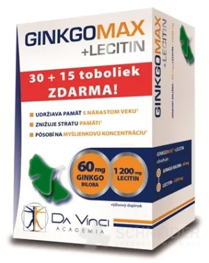 GINKGO MAX + LECITIN - DA VINCI