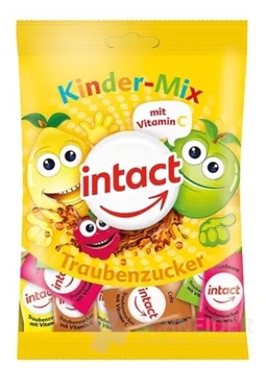 INTACT Kinder – TRAUBENZUCKER mit Vitamin C mischen