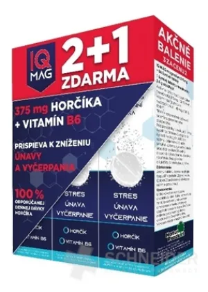 IQ MAG Magnesium 375mg+B6 Sumive Tabletten 3x20tbl