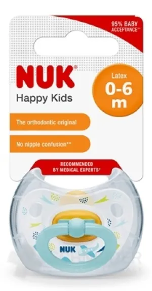 NUK SCHNULLER CLASSIC HAPPY KIDS V1-Latexbox