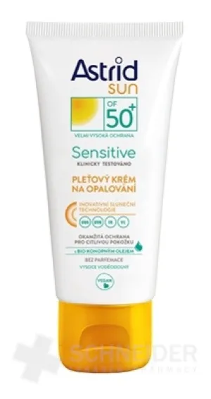 ASTRID SUN SENSITIVE Hautcreme 50+