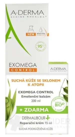 A-DERMA EXOMEGA CONTROL BAUME EMOLLIENT (Akcia)