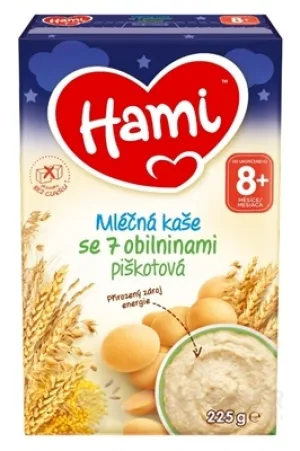 Hami-Milchbrei mit 7 Cerealien-Biskuitkuchen