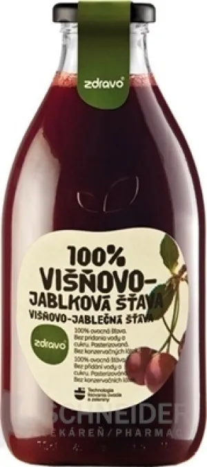 gesunder 100 % Kirsch-Apfel-Saft