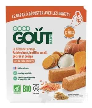 Good Gout BIO BLW Sticks aus Linsen und Kürbis