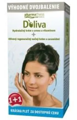 Doliva praktische Zweierpackung Feuchtigkeitscreme + Nachtcreme